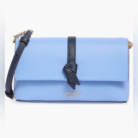 Kate Spade-Knott Colorblocked Flap Chain Crossbody w/ Dust Bag - Picture 1 of 10